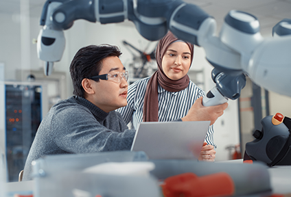 Engineers exploring new technology